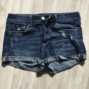 Abercrombie Distressed Denim Shorts